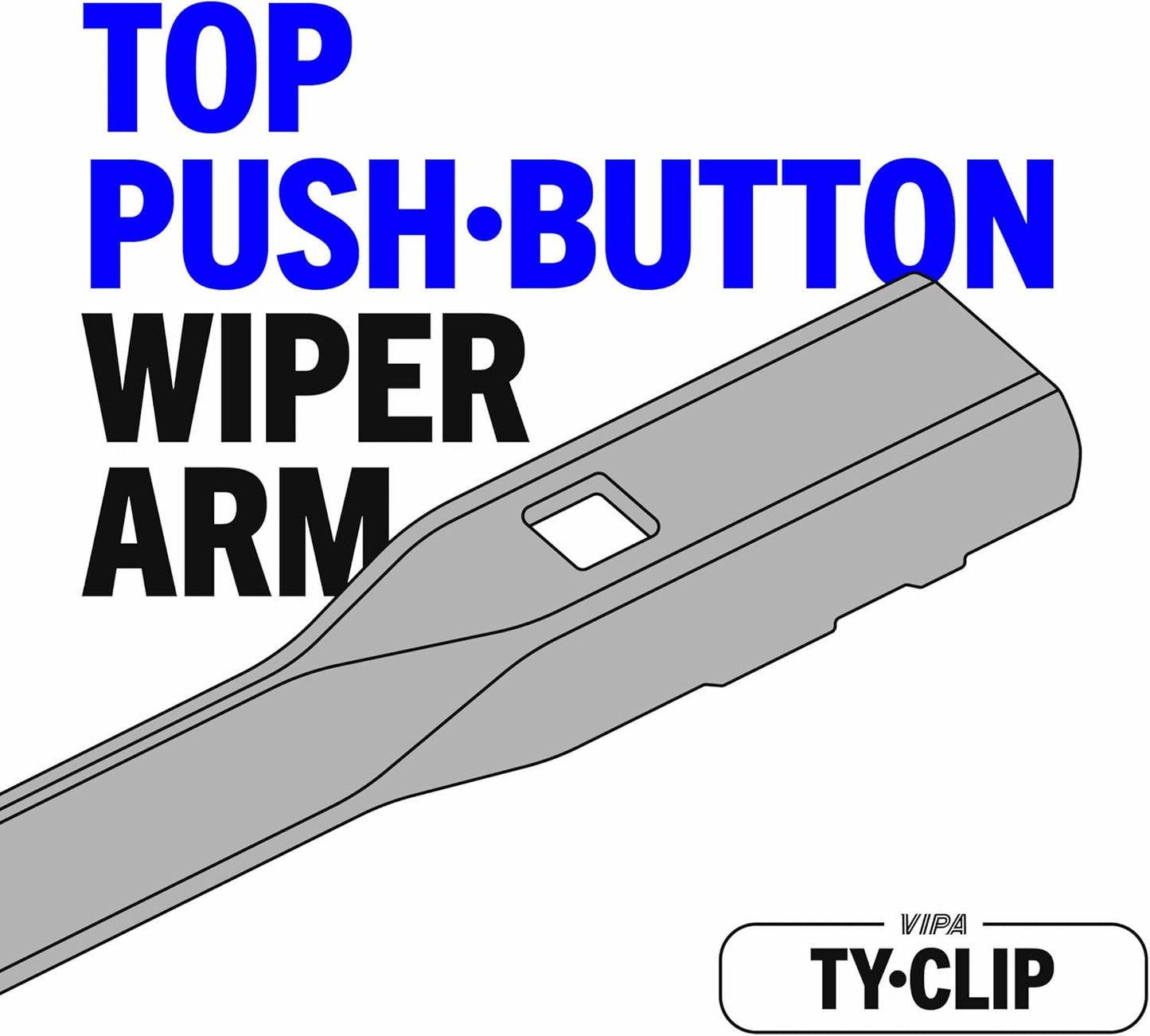 Vipa Wiper Blade Set Fits: JAGUAR E-PACE SUV Sep 2017 Onwards