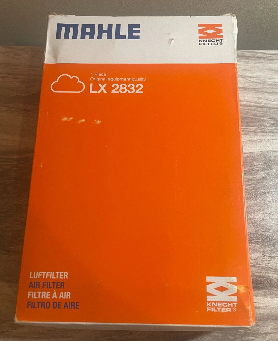 MAHLE/KNECHTOE AIR FILTER FOR HYUNDAI SANTA FE, LX2832