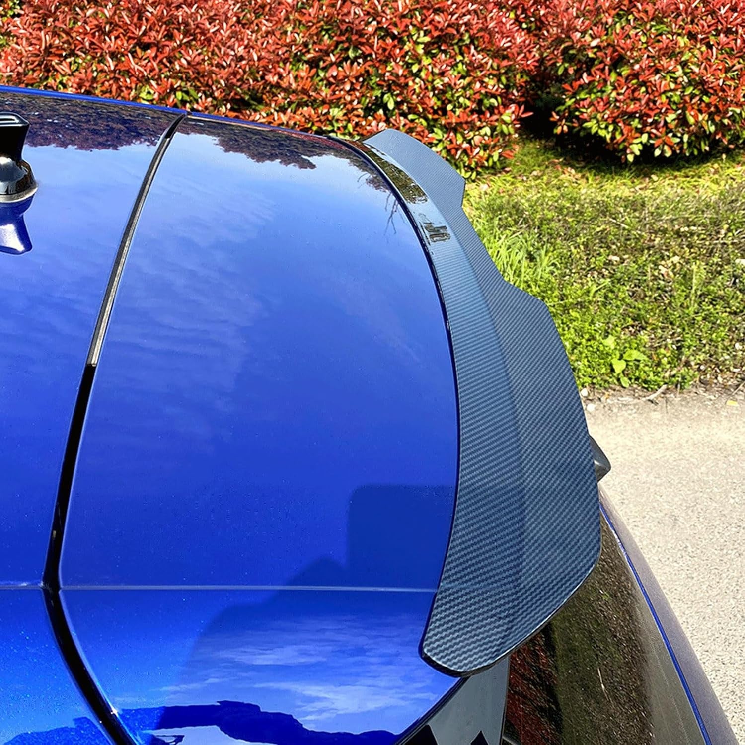 Car Rear Trunk Spoiler for Renault Twingo/Twingo RS/GT III II I 3-Door/5-Door 1993-2024, Car Rear Spoiler Wing Rear Trunk Roof Spoilers Tail Wing Lip Exterior Accessories,Carbon