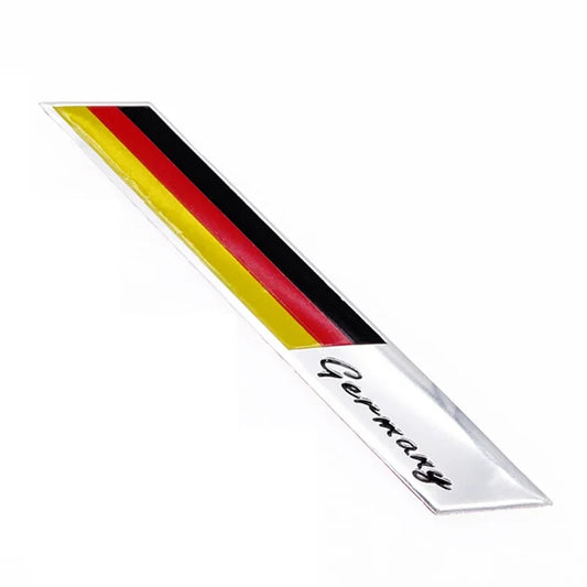 For Benz VW Audi Golf German Flag Emblem Badge Emblem Deutsch Bumper Front Grille Decal Decoration Car Sticker Universal
