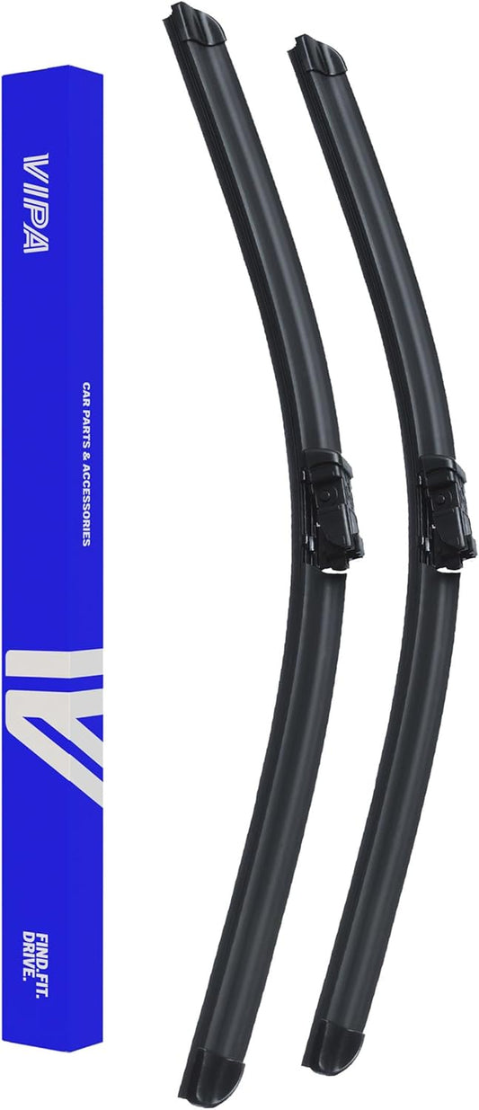 Premium Wiper Blade Kit | Fits: VAUXHALL ADAM Hatchback (Oct 2012 to Jun 2019) | All-Weather Performance | Durable, Streak-Free Windshield Wipers | Easy Installation
