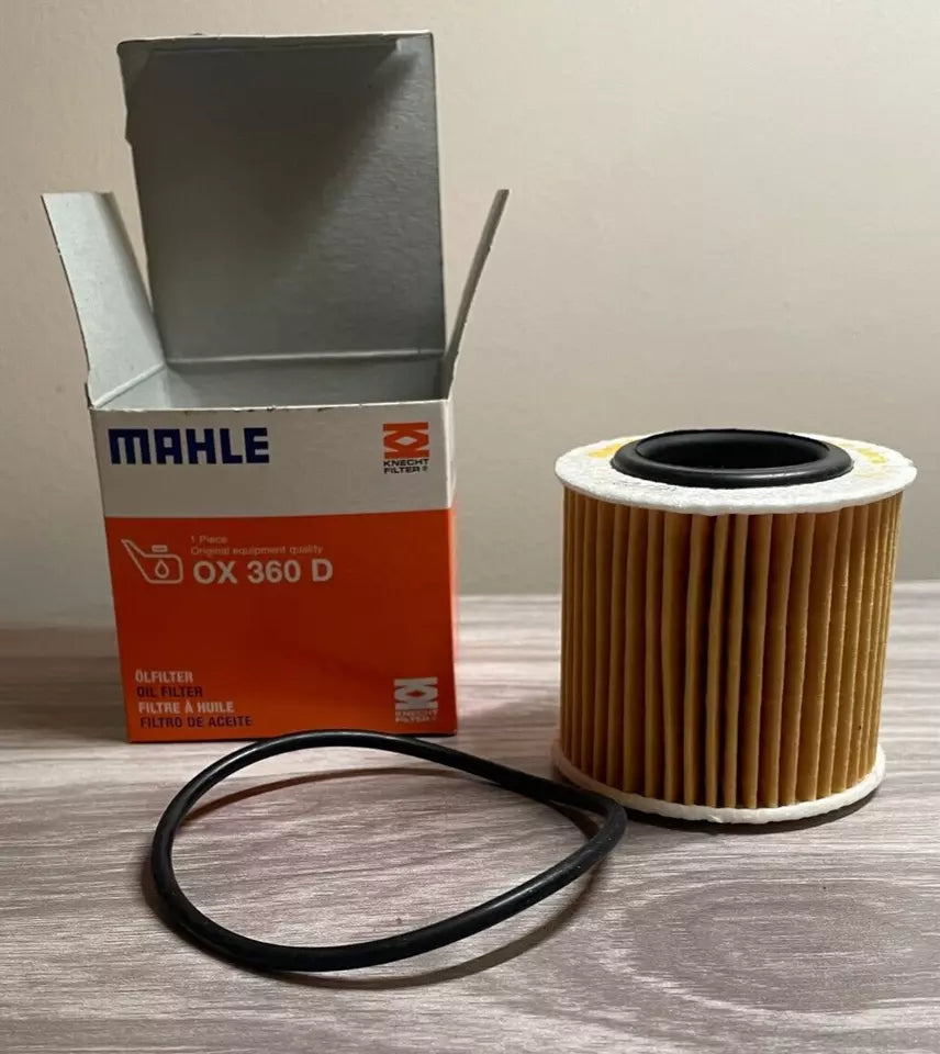 Mahle Knecht OE Oil Filter Element, OX360D, Audi/Skoda/Volkswagen/VAG