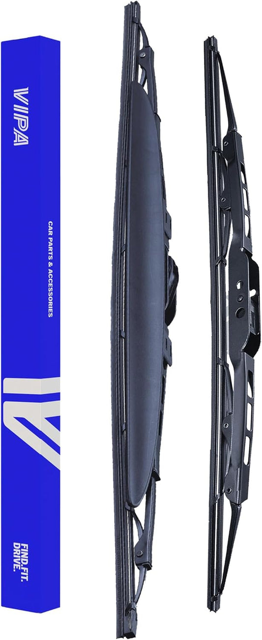 Premium Wiper Blade Kit | Fits: VAUXHALL VIVARO Van (Aug 2001 to Jul 2014) | All-Weather Performance | Durable, Streak-Free Windshield Wipers | Easy Installation