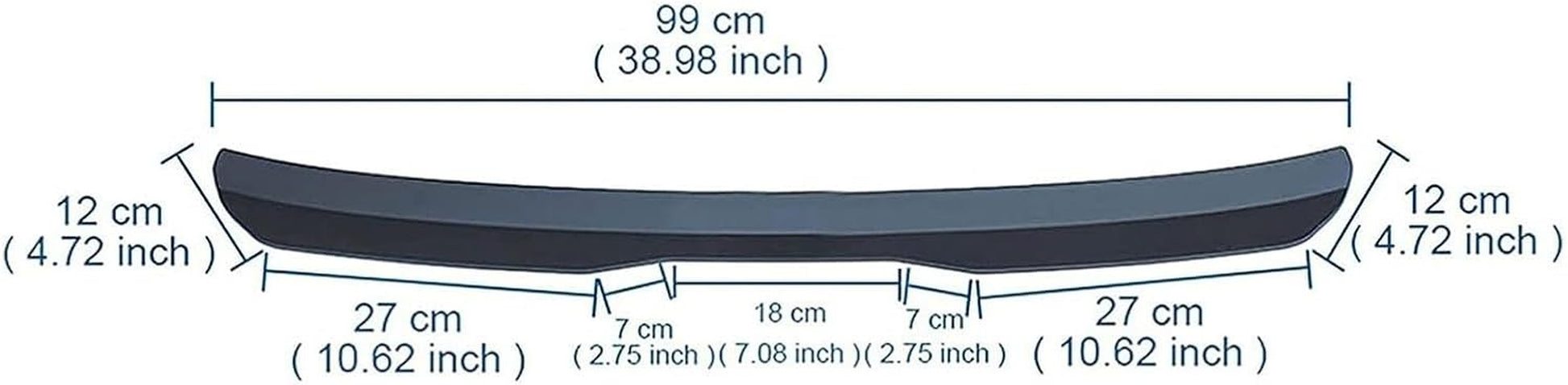 Car Rear Trunk Spoiler for Renault Twingo/Twingo RS/GT III II I 3-Door/5-Door 1993-2024, Car Rear Spoiler Wing Rear Trunk Roof Spoilers Tail Wing Lip Exterior Accessories,Carbon